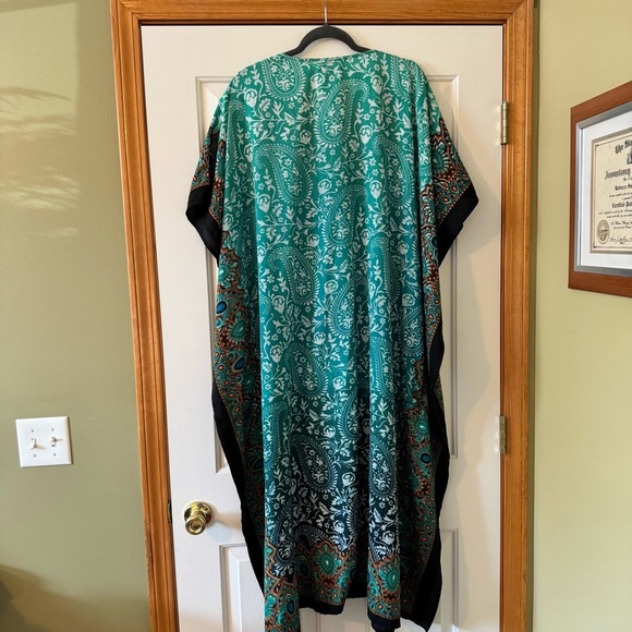 Miss Lavish London Maxi Kaftan Swim Cover Up Dress - Picture 6 of 7